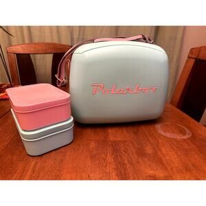 PolarBox Retro Pastel Mini Cooler / Lunch Box with Strap